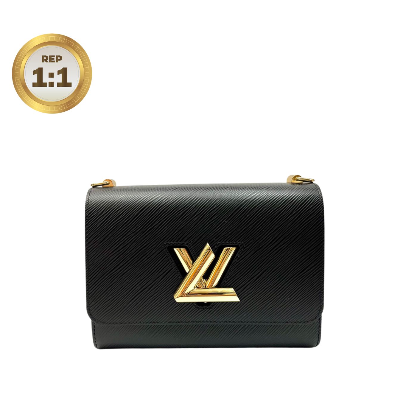[REP 1:1] Louis Vuitton Twist MM Epi Black For Women 9.4in/23cm